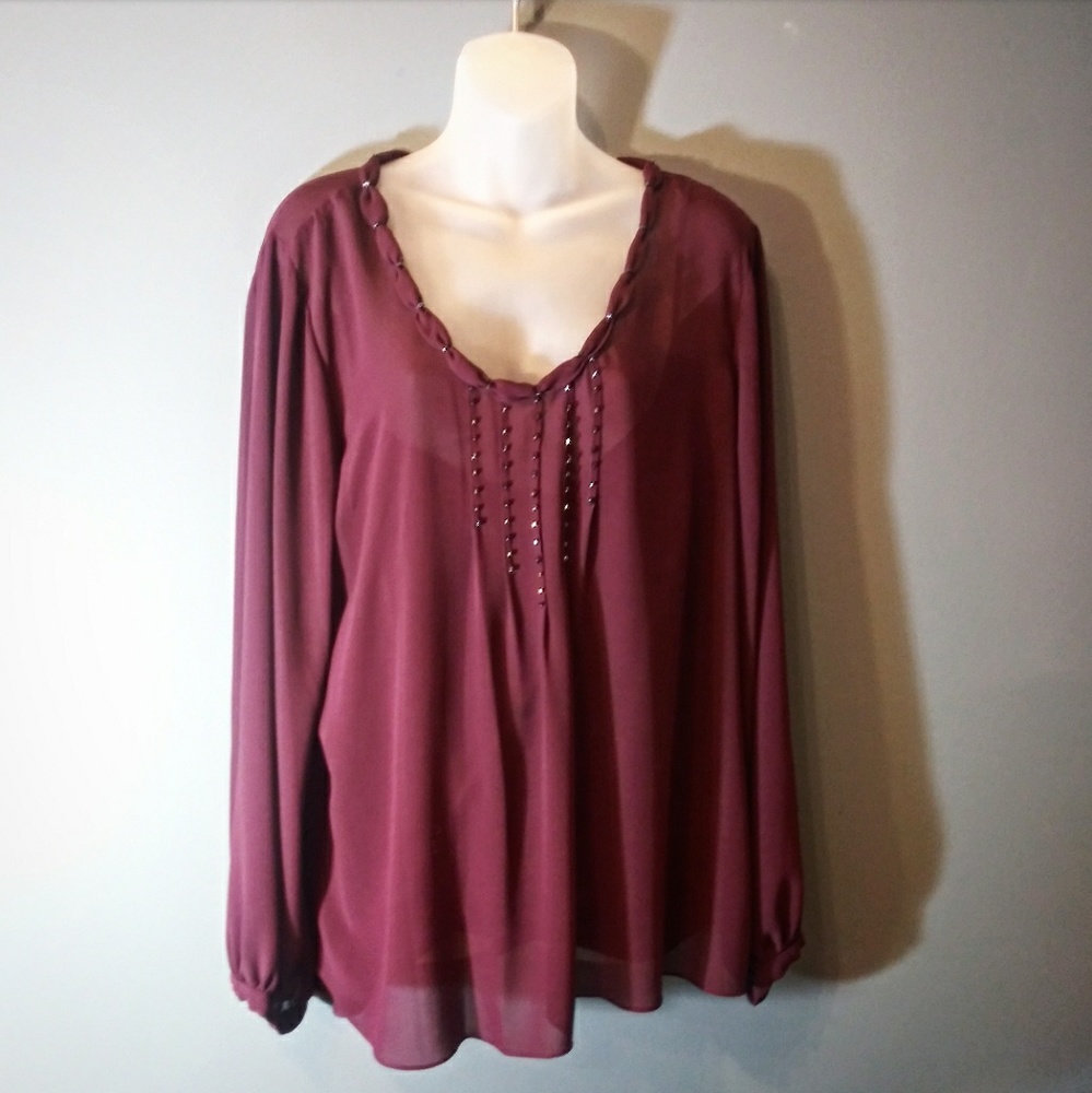 Calvin Klein Scoop Neck Camisole Blouse